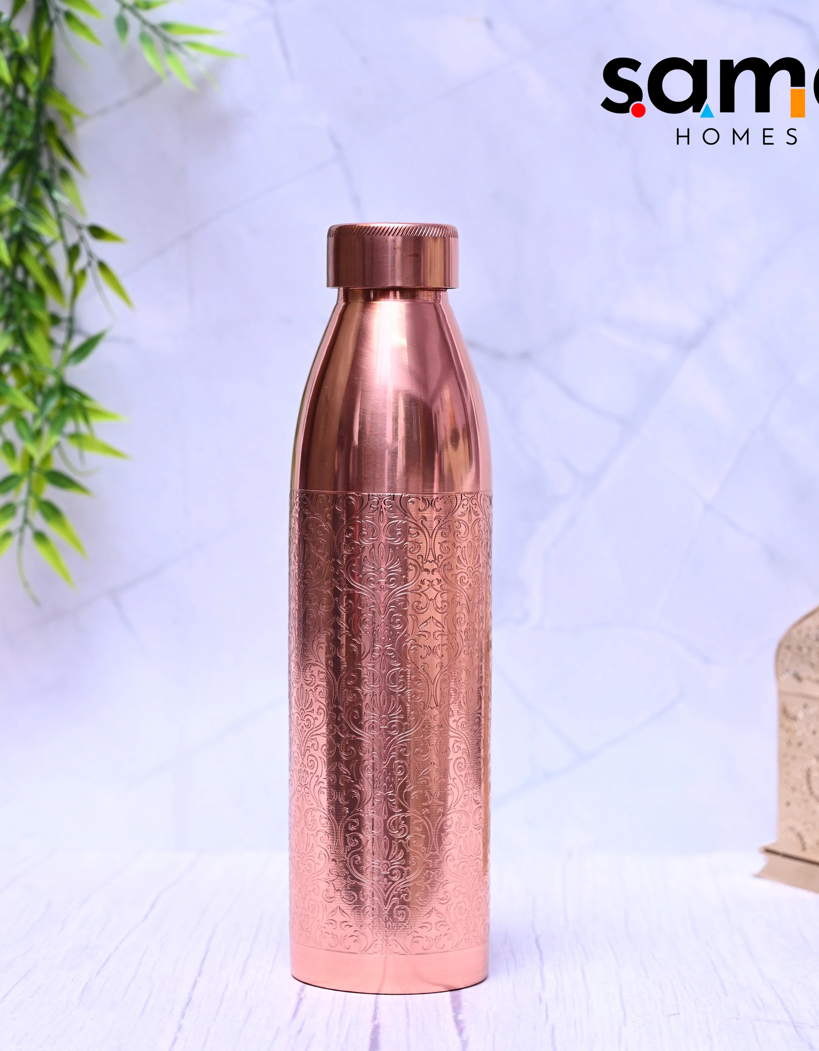 Handcrafted Copper Bottle for Health | Leakproof, Durable, and Elegant-0