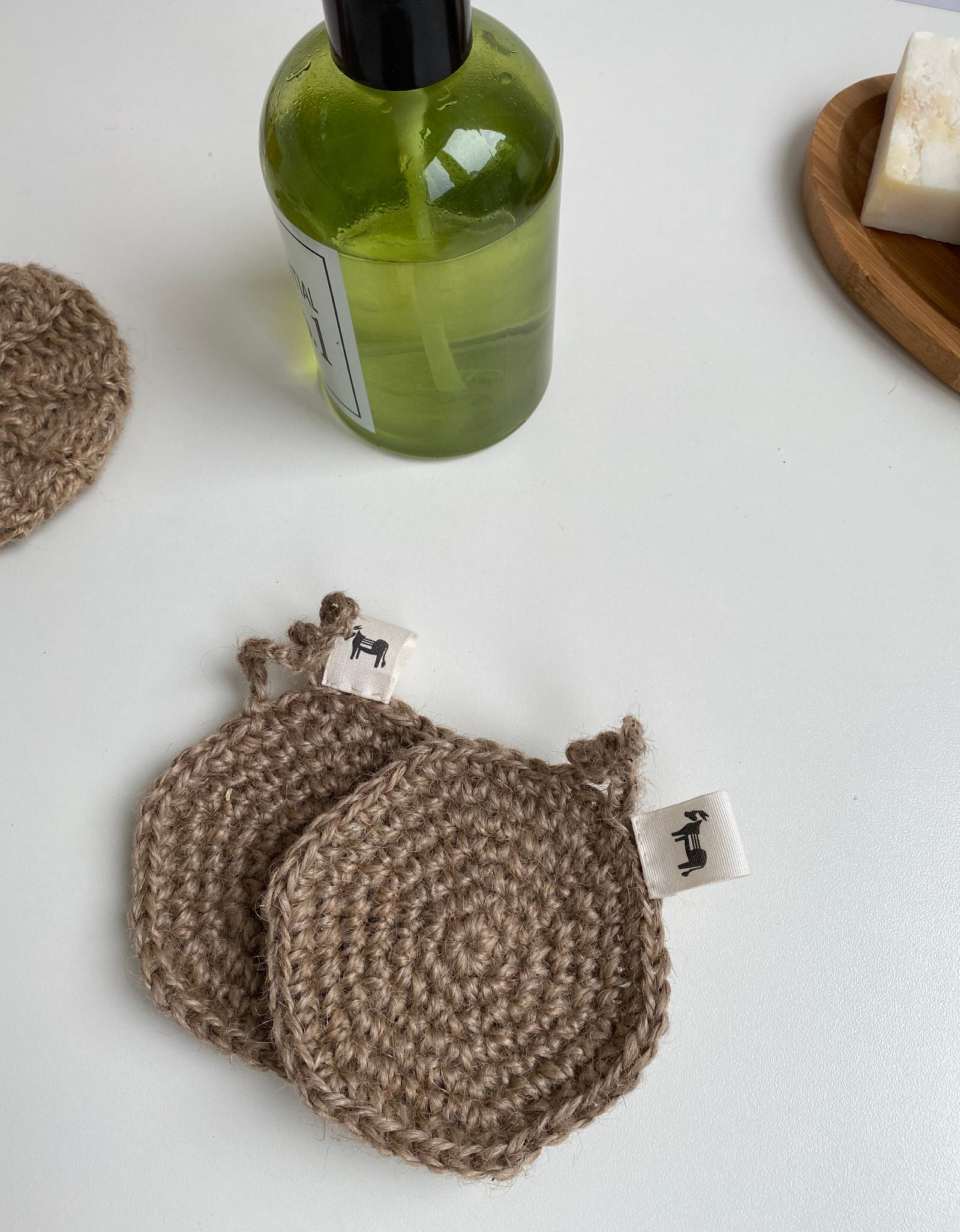 Jute Schwamm 'Flat Earth'-1
