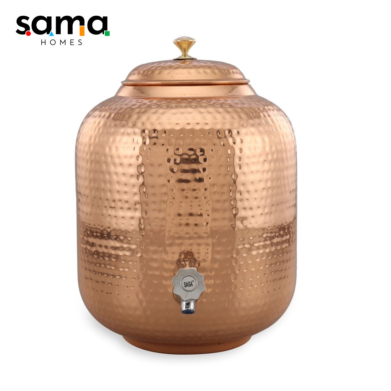 Copper Water Dispenser | Traditional Vessel with Health Benefits-0