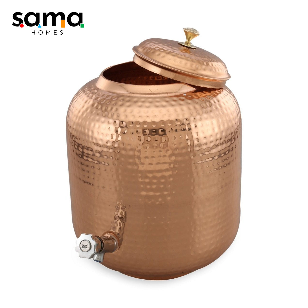 Copper Water Dispenser | Traditional Vessel with Health Benefits-1