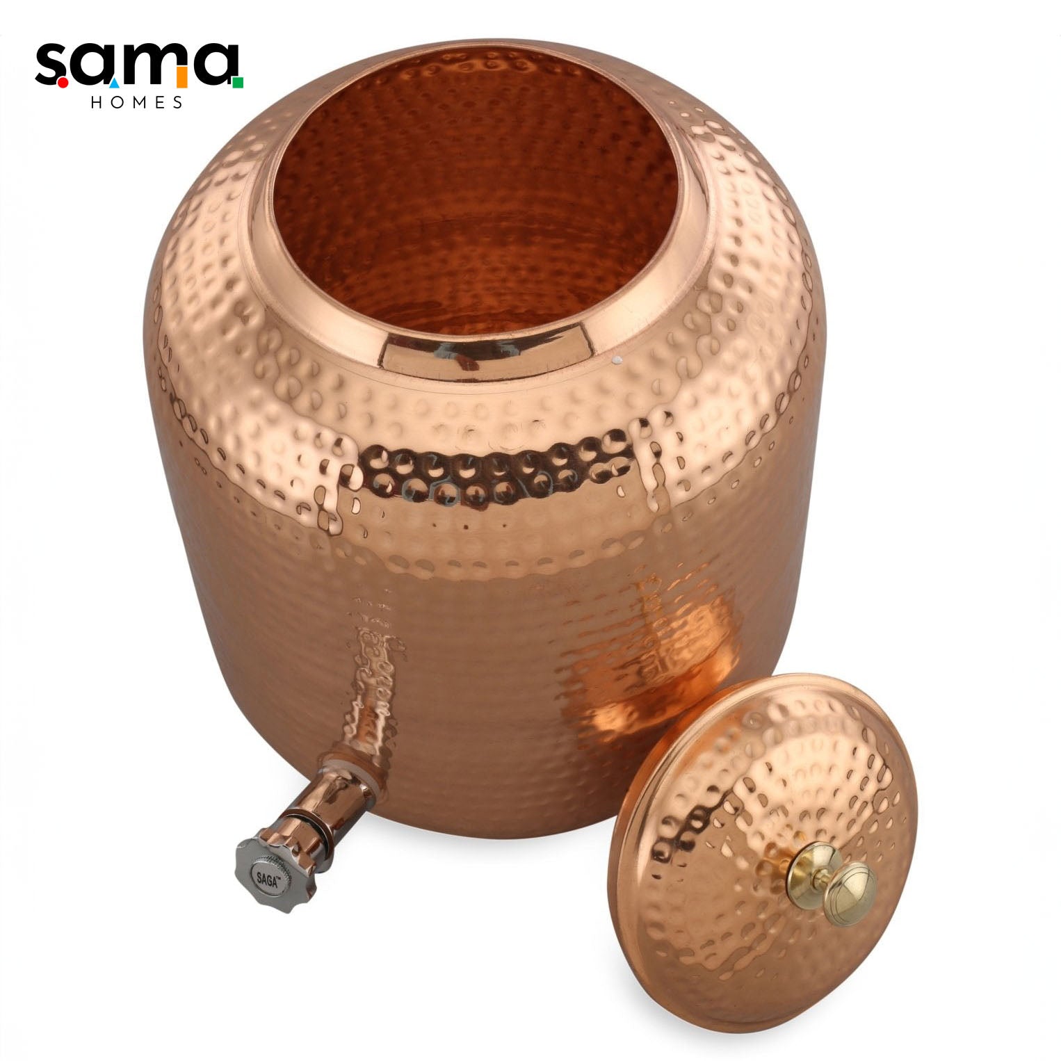 Copper Water Dispenser | Traditional Vessel with Health Benefits-2