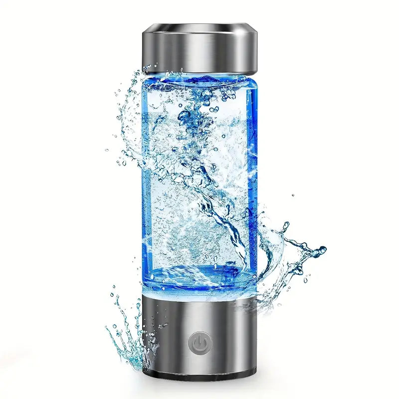 Portable Hydrogen Water Bottle Ionizer - Rechargeable Water Glass Cup-0