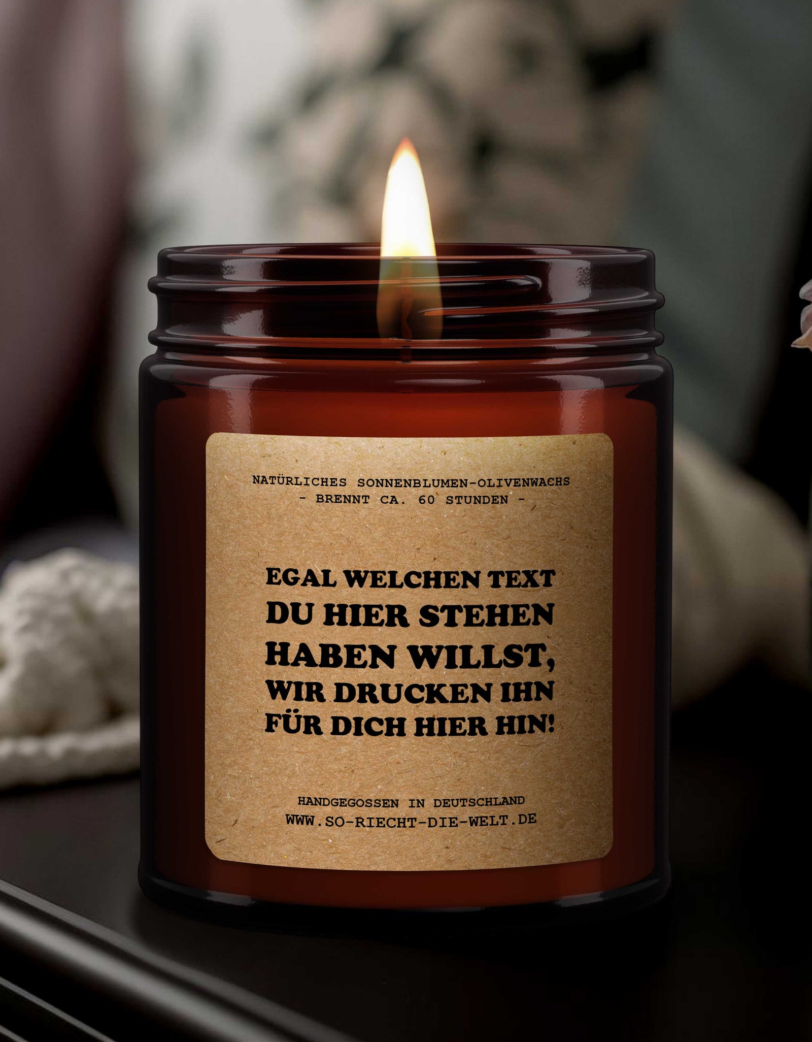 Egal welcher Text, wir drucken ihn, Geschenkkerze, personalisierte Kerze, personalisiertes Geschenk, personalisiertes Hochzeitsgeschenk, individuelle Kerzen, eigene Kerzen herstellen, Duftkerzen-1