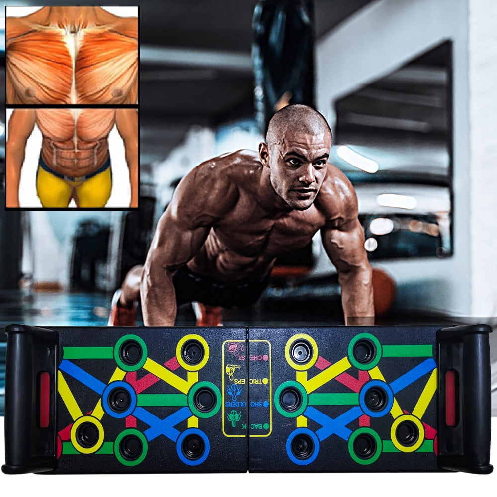 14-in-1 Push-Up Board - Vielseitiges Krafttraining für Zuhause