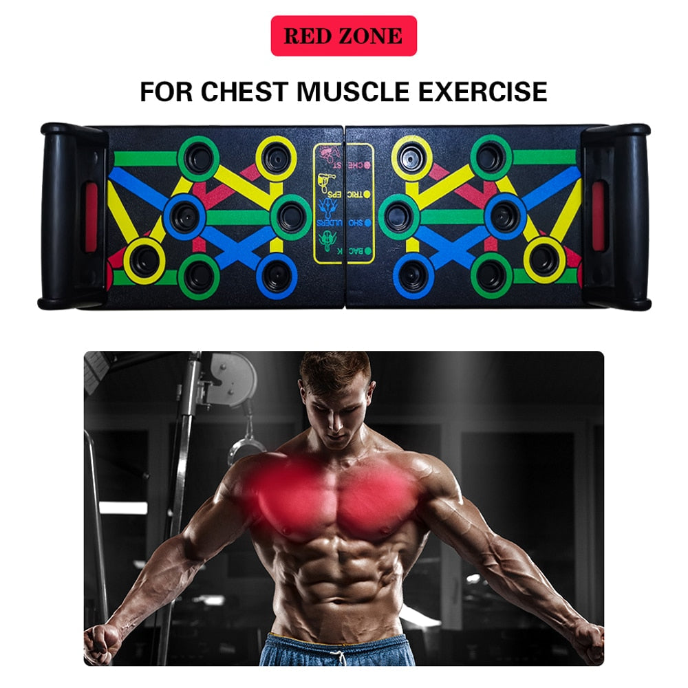 14-in-1 Push-Up Board - Vielseitiges Krafttraining für Zuhause